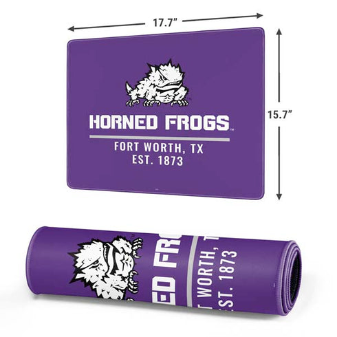 Texas Christian University Horned Frogs Fort Worth Gaming Mouse Pad